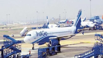 baku bound indigo plane takes off without atc cearances  pilots grounded