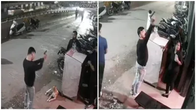 delhi news  man fires over 12 shots after bouncers deny free entry to club in seemapuri  video 