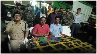 police seizes heroin valued at ₹25 crore in tripura  arrest 2 suspects