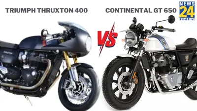royal enfield continental gt 650 vs triumph thruxton 400  which one to choose 