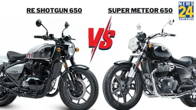 royal enfield shotgun 650 vs super meteor 650  which cruiser is best for you 