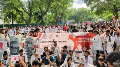 aiims resident doctors call off strike after supreme court intervenes in kolkata rape case