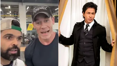 john cena s rendition of shah rukh khan s  bholi si surat  leaves netizens excited