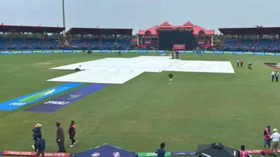 t20 world cup 2024  wet outfield washes out india s last group a game against canada in florida