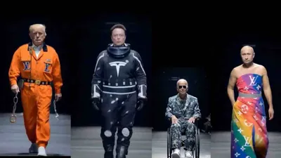 elon musk’s ai fashion show stars world leaders and mocks bill gates’ it outage  see how modi looked 