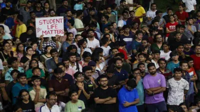  saw our friend hanging for hours   massive protests erupt at iit guwahati