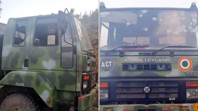 air force soldier killed  four injured in poonch convoy terror attack