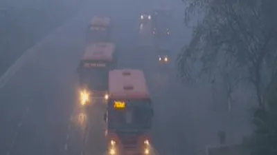 delhi shivers as dense fog grips capital  min temp dips to 3 5 degree celsius