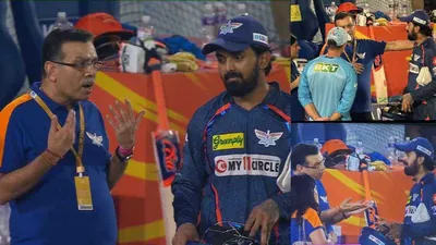 watch  lsg owner sanjiv goenka in heated exchange with kl rahul post embarrassing defeat to srh