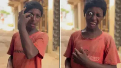boy demonstrates unbelievable eye popping skill  video goes viral