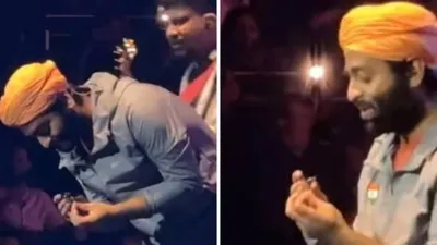  highly unprofessional   arijit singh faces backlash for cutting nails onstage during live performance