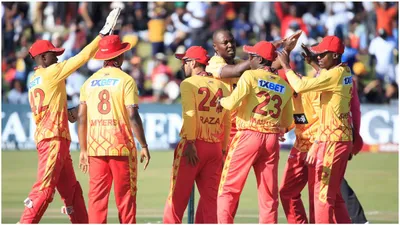 zim vs ind  1st t20i  zimbabwe become first team to defeat team india in 2024 after 13 run win