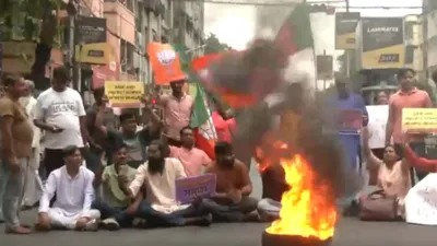 massive protests erupt in west bengal demanding justice after minor girl s body found in canal