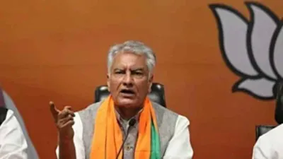 punjab  big blow to bjp as party chief sunil jakhar resigns ahead of panchayat elections