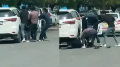 watch  noida student pulled out of car  thrashed on roadside