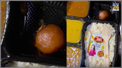 cockroach found in irctc meal  viral video creates outrage