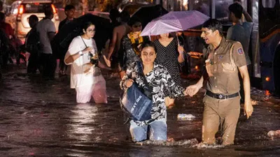 deadly rain  5 dead  schools closed as delhi ncr grapples with  severe water logging