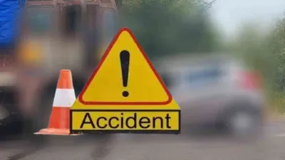 rajasthan  9 dead in van trolley collision in jhalawar