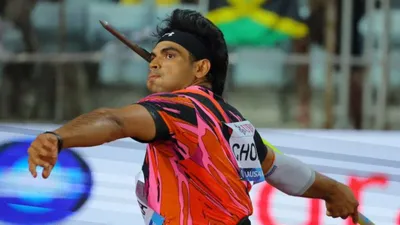 neeraj chopra delivers stunning performance to secure 2nd spot in diamond league