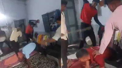watch  video of andhra college students beating juniors with sticks causes outrage