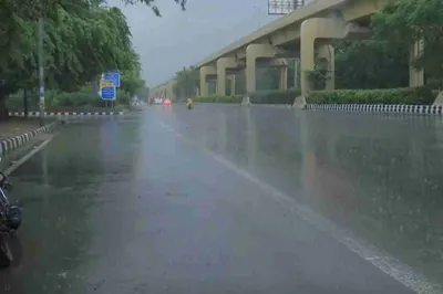 weather report  delhi s weather improves with  moderate  aqi  monsoon warnings continue for north india