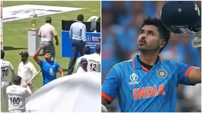 fans ask questions as shreyas iyer spotted dancing while back pain complains