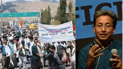 who is sonam wangchuk  inside his  delhi chalo padyatra  and its mission