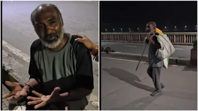 viral video reveals former engineer now living on the streets as a garbage collector