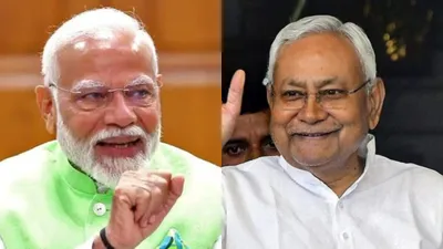 video  nitish kumar s respect to narendra modi signals strength in nda ahead of coalition assembly