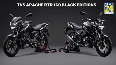 tvs apache rtr 160 twins go black  new editions for the 160 2v and 4v   check details