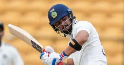 duleep trophy 2024  riyan parag angrily hits the bat during the match  video went viral