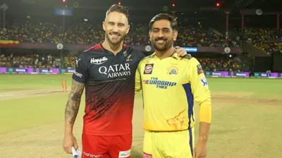 rcb skipper faf du plessis reacts to csk vs rcb ipl opener