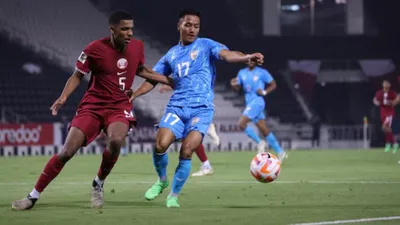 indian fans roar  cheating  on  x  as qatar s goal sours world cup hopes
