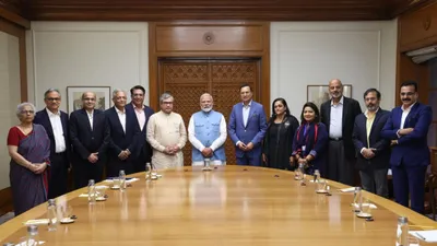 nbda delegation met the prime minister narendra modi