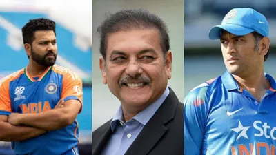 who’s better  shastri settles rohit sharma vs dhoni debate with a clear comparison