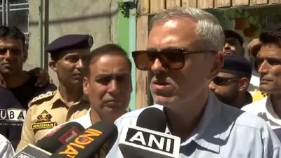 omar abdullah challenges bjp in kashmir  ek seat jeetkar      watch