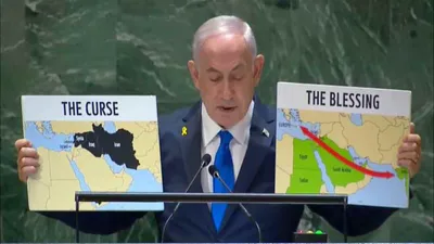 benjamin netanyahu’s big message to world  israel s  blessings  vs iran’s  curse  – what does it mean for india 