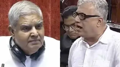  how dare you      dhankhar rebukes derek in rajya sabha clash over phogat