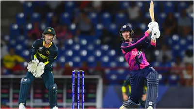 t20 world cup  australia script unwanted history with catching record against scotland