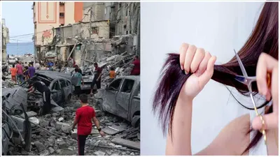  no soap  no water  no relief    girls in gaza cut hair in crisis