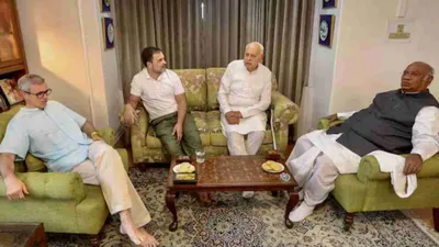 farooq abdullah seals pre poll alliance with congress for 90 assembly seats in j k