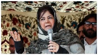 pdp s support to hezbollah over hassan nasrallah s killing sparks political row  bjp demands answer from mehbooba mufti