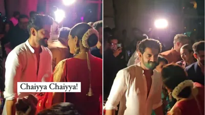 sonakshi sinha and zaheer iqbal dance to  chaiyya chaiyya  in a heartwarming wedding video