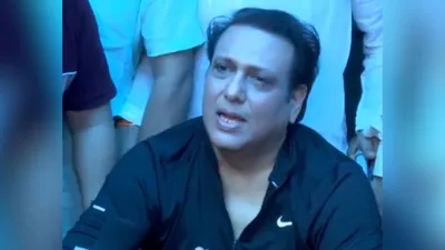 govinda makes first appearance after getting injured with his own gun  thank authorities