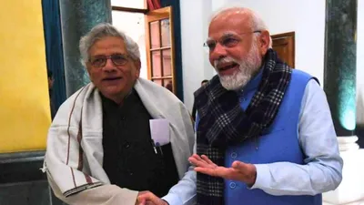 leading light of the left  pm modi expresses deep condolences on veteran leader sitaram yechury s demise