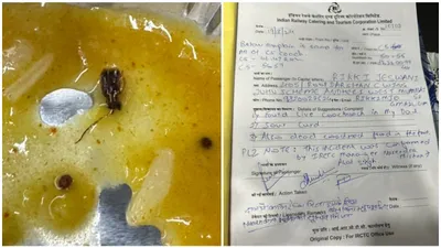 cockroach found in meal served on vande bharat express train  netizens express anger  check viral photo