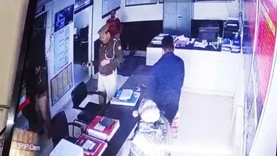 watch   sub inspector mistakenly shots women in head inside police station in up