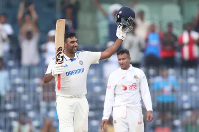 ind ban test series 2024  first test day 1  ashwin s majestic ton  amp  jadeja s fifty puts india on top 