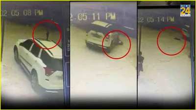 lucknow  suv rams minor girl while she crosses road  disturbing cctv footage surfaces