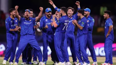 afg vs sa  farooqi  ghazanfar shine as afghanistan secures first ever odi win against south africa